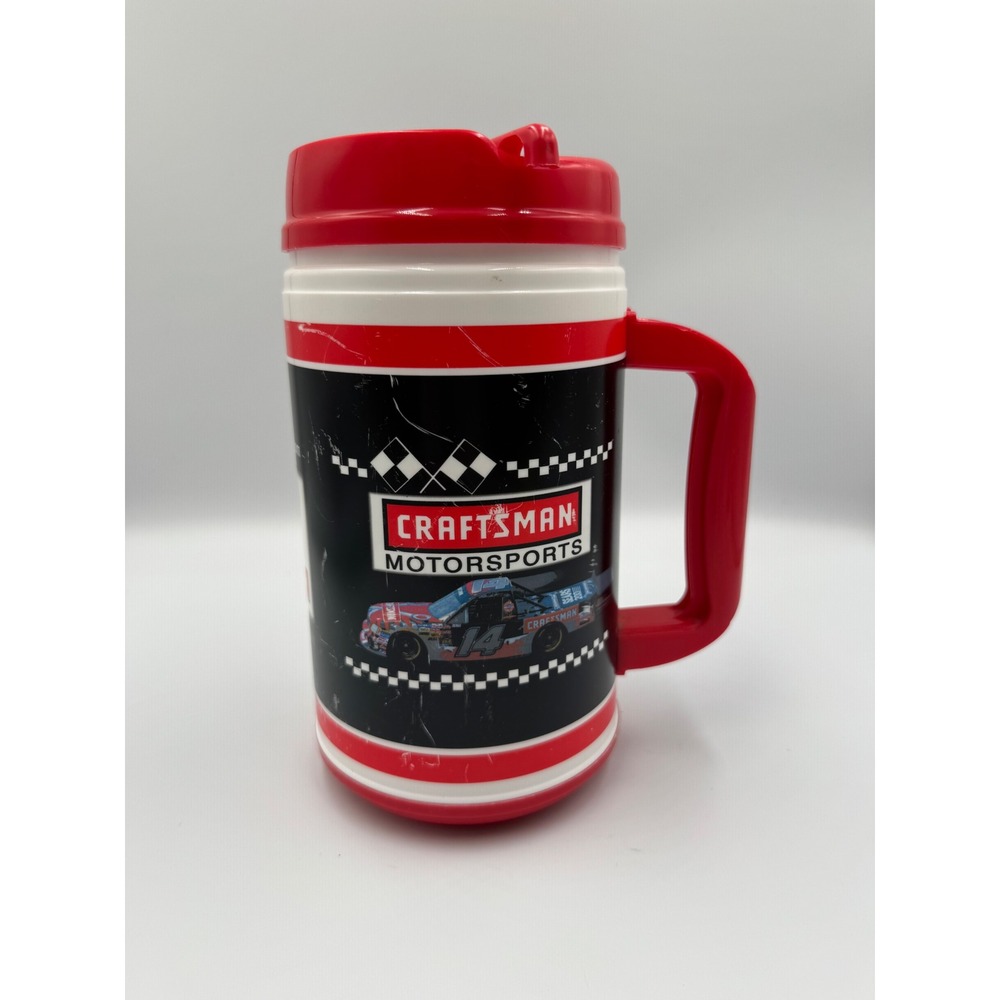 Craftsman Mug MM-32 Motorsports Racing Red 32oz Plastic Insulated Made in USA